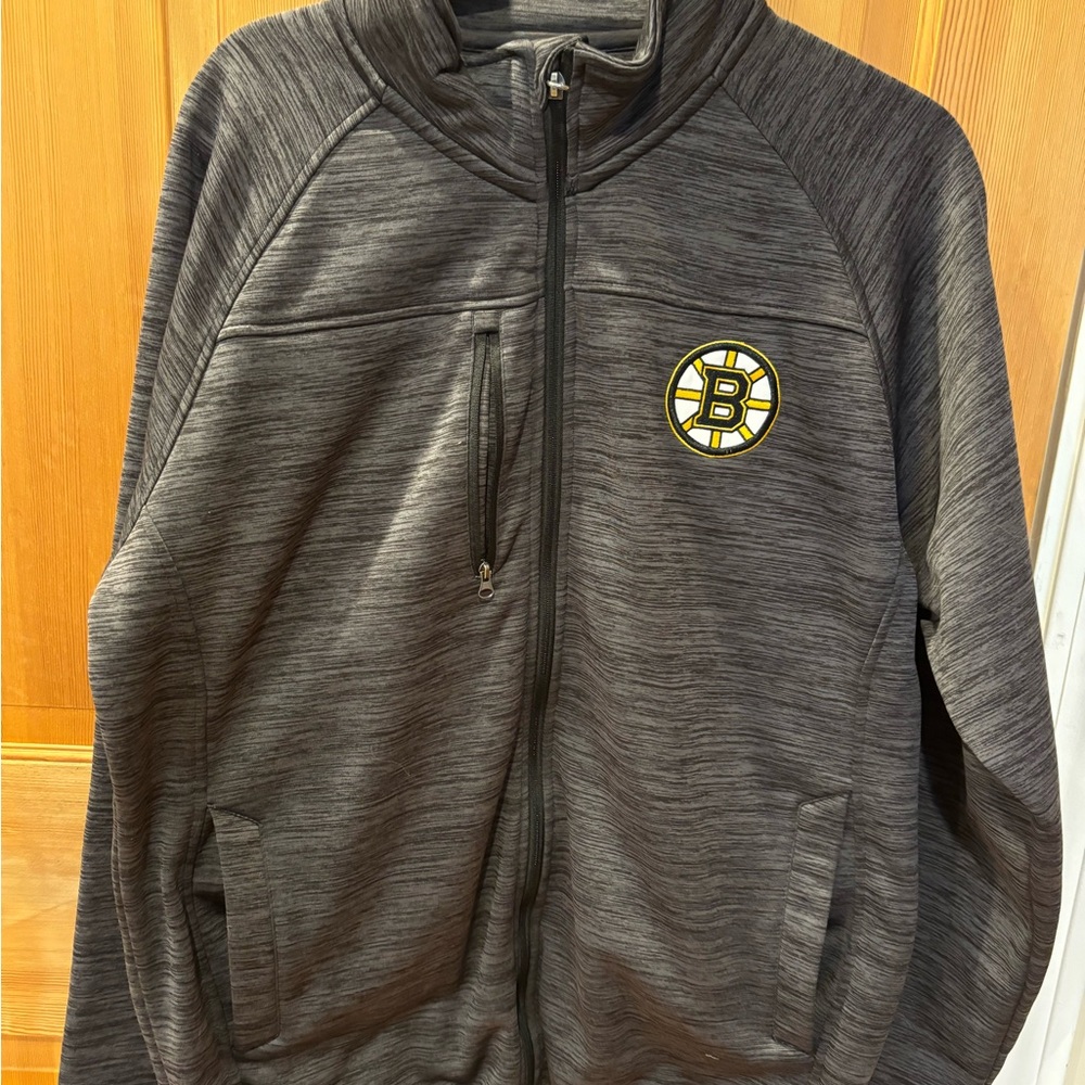 Boston Bruins Gray Performance Jacket